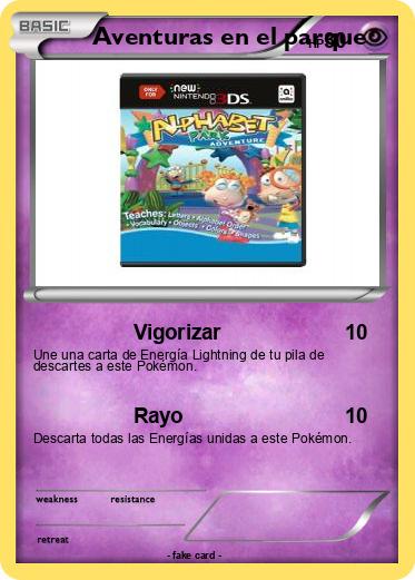 Pokemon Aventuras en el parque