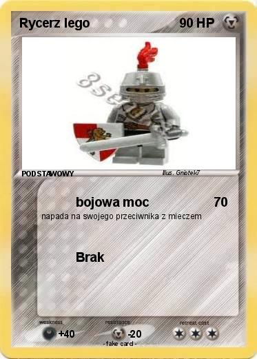 Pokemon Rycerz lego