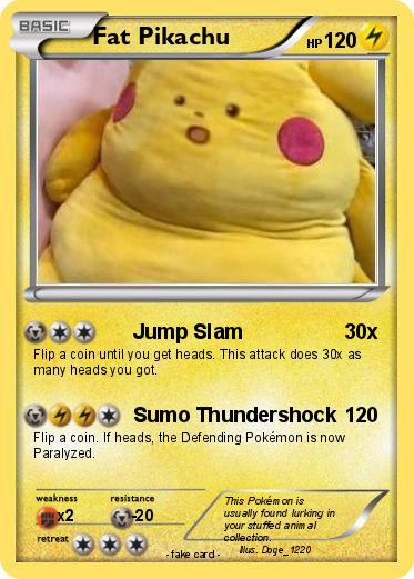 Pokemon Fat Pikachu