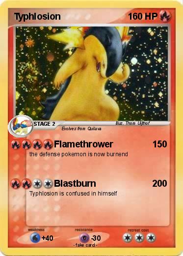 Pokemon Typhlosion