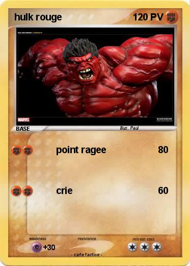Pokemon hulk rouge