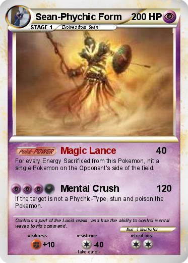 Pokemon Sean-Phychic Form