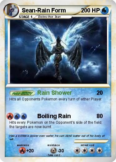 Pokemon Sean-Rain Form