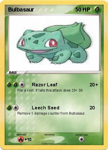 Pokemon Bulbasaur