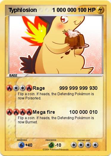 Pokemon Typhlosion          1 000 000
