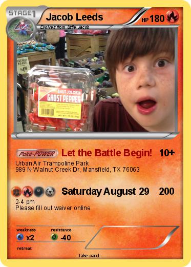 Pokemon Jacob Leeds