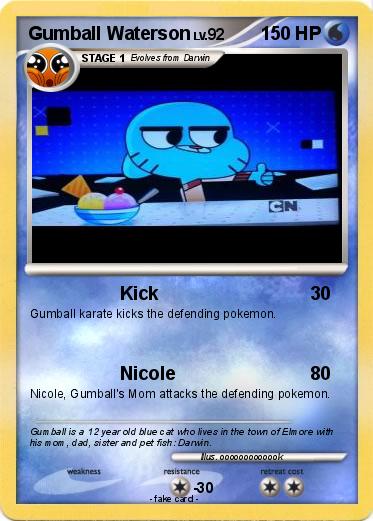 Pokemon Gumball Waterson