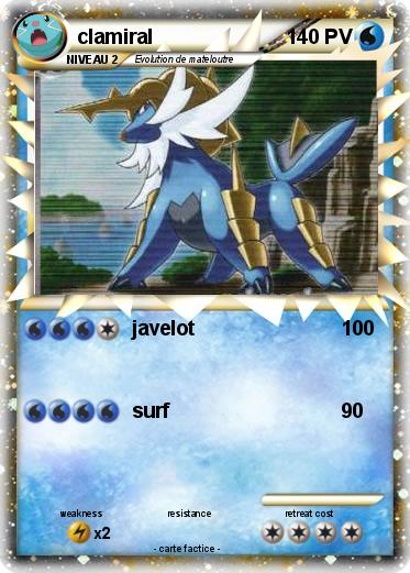 Pokemon clamiral