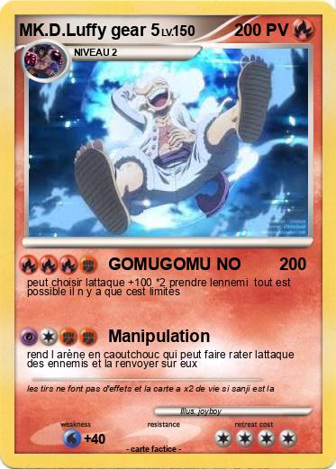 Pokemon MK.D.Luffy gear 5