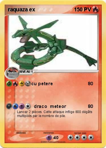 Pokemon raquaza ex