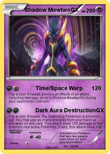 Pokemon Shadow MewtwoGX