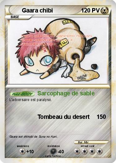 Pokemon Gaara chibi