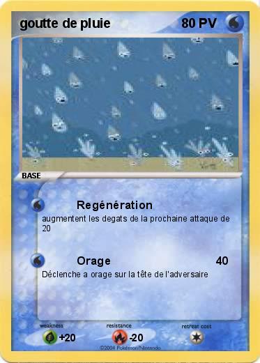 Pokemon goutte de pluie