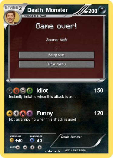 Pokemon Death_Monster