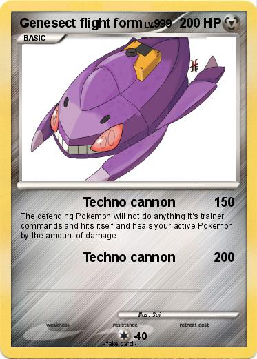 Pokemon Genesect flight form
