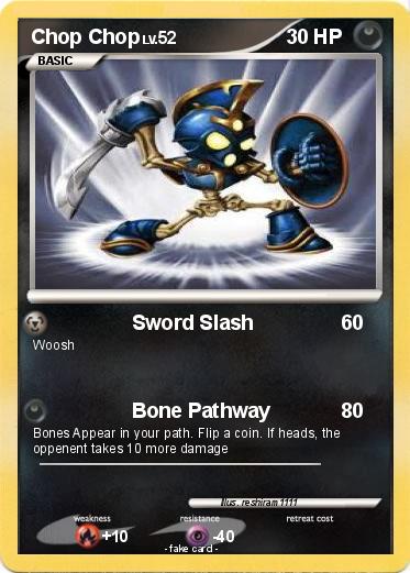 Pokemon Chop Chop