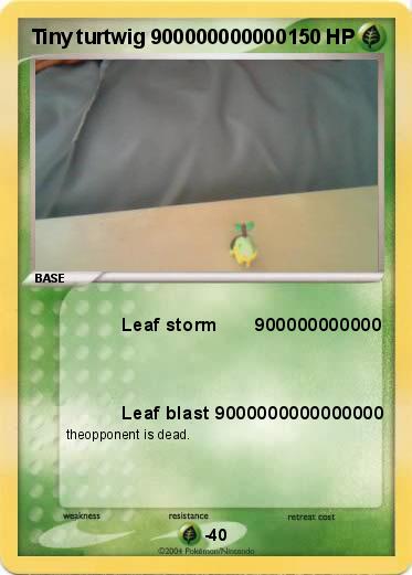 Pokemon Tiny turtwig 900000000000