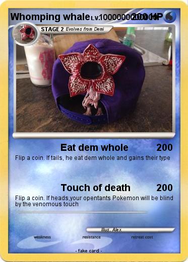 Pokemon Whomping whale