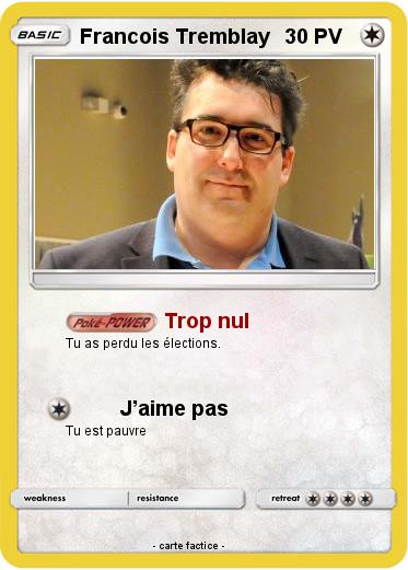 Pokemon Francois Tremblay