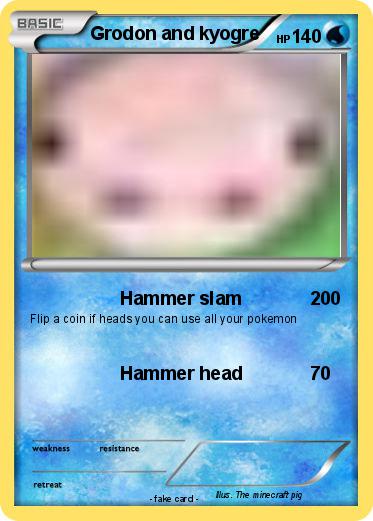 Pokemon Grodon and kyogre