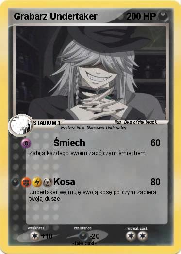 Pokemon Grabarz Undertaker