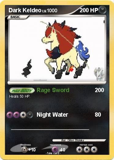 Pokemon Dark Keldeo