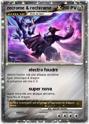 Pokemon zecrome & rechirame