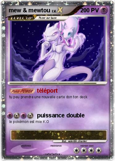 Pokemon mew & mewtou