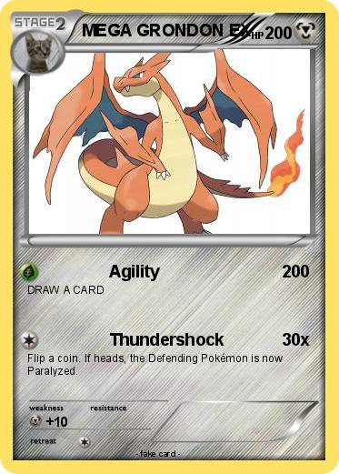 Pokemon MEGA GRONDON EX