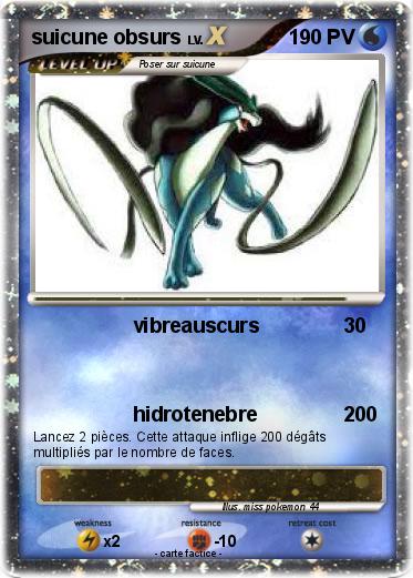 Pokemon suicune obsurs