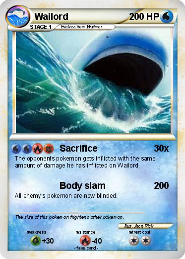 Pokemon Wailord