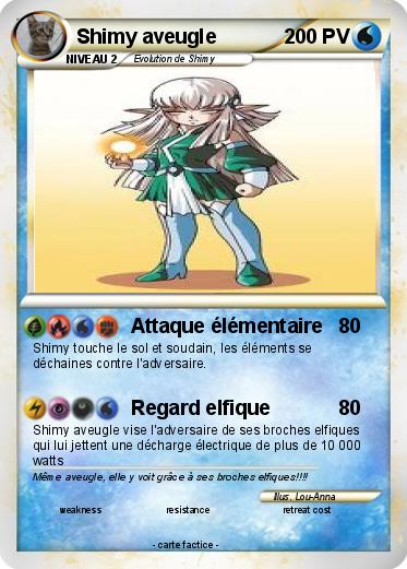 Pokemon Shimy aveugle