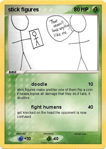 Pokemon stick figures