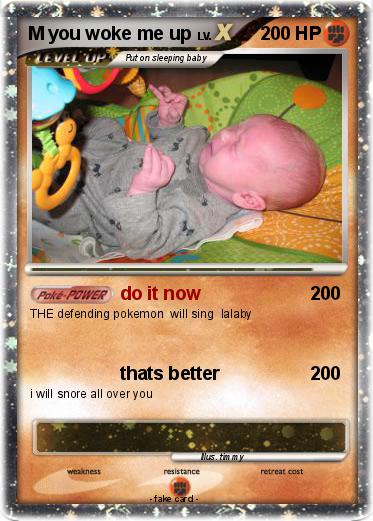 Pokemon M you woke me up