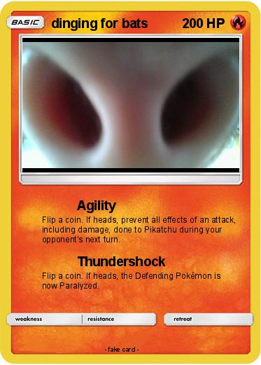 Pokemon dinging for bats