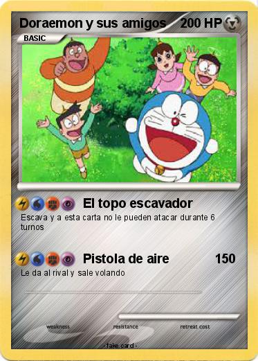 Pokemon Doraemon y sus amigos