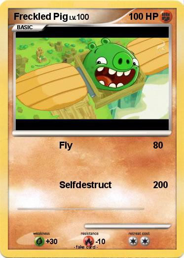 Pokemon Freckled Pig