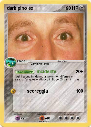Pokemon dark pino ex