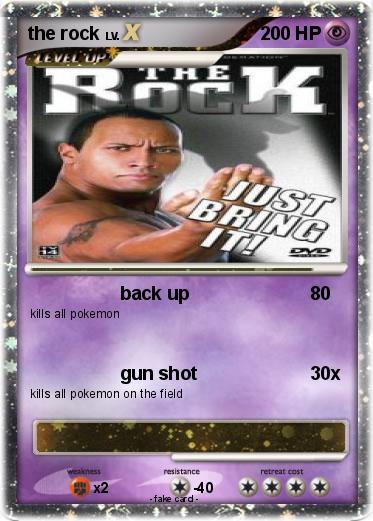 Pokemon the rock
