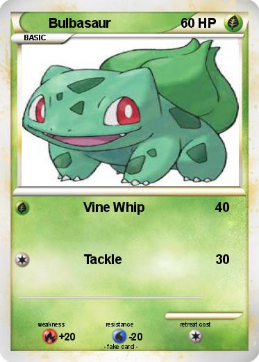 Pokemon Bulbasaur