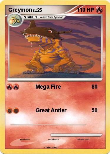 Pokemon Greymon