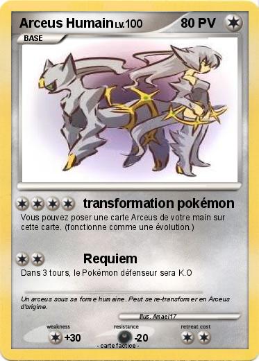 Pokemon Arceus Humain