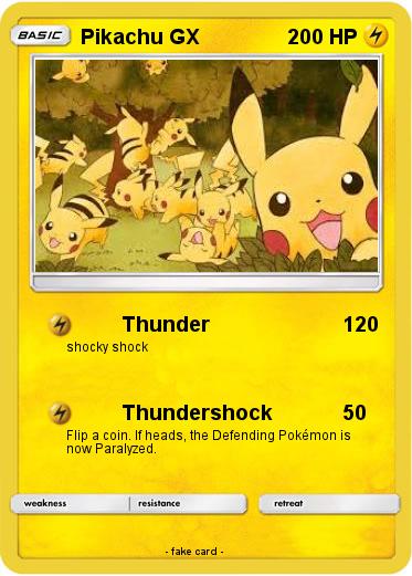 Pokemon Pikachu GX