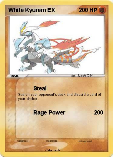 Pokemon White Kyurem EX