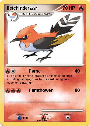 Pokemon fletchinder