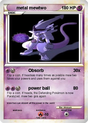 Pokemon metal mewtwo