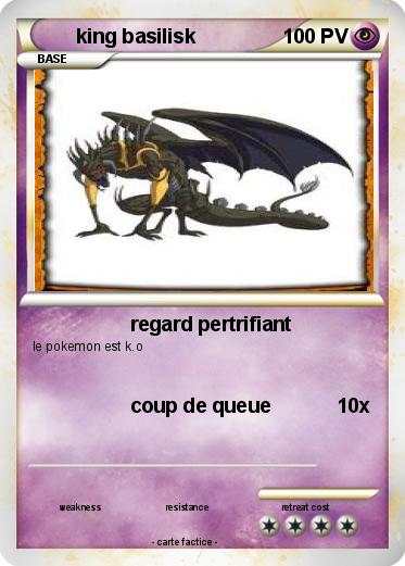 Pokemon king basilisk