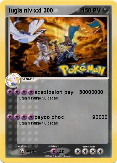 Pokemon lugia niv xxl 300            