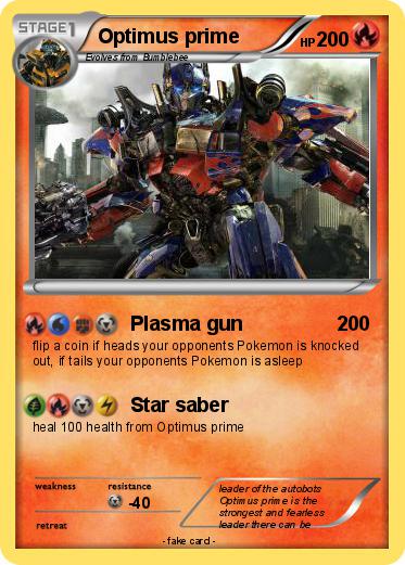 Pokemon Optimus prime