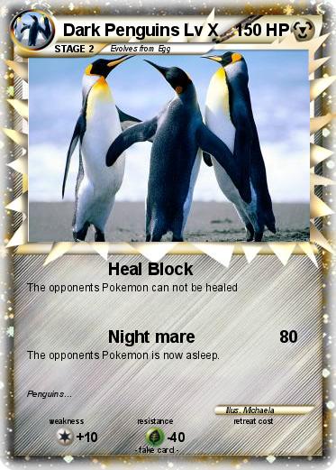 Pokemon Dark Penguins Lv X